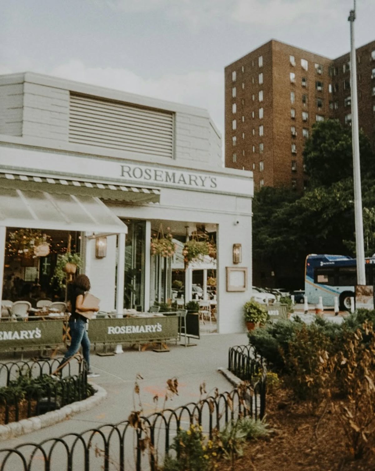 Exterior of Rosemary's East at 350 First Avenue in New York City