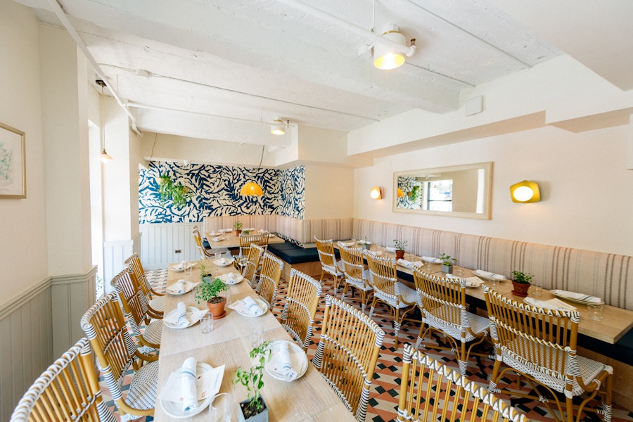 The private speakeasy space at Rosemary's East.